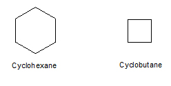 Cyclohexane et Cyclobutane